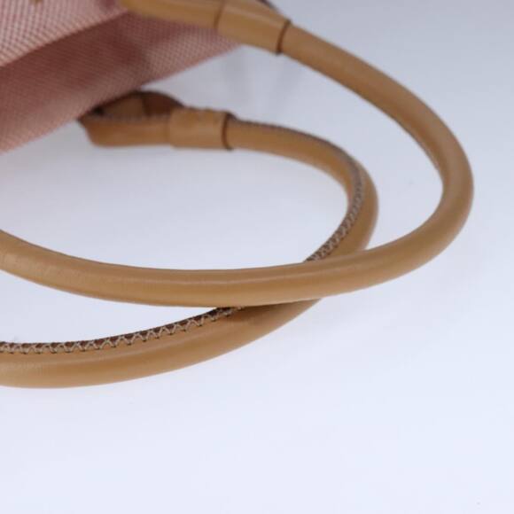 Burberry Hand Bag Canvas Red - Picture 7 of 16